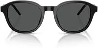 Emporio Armani EA4247U Herren-Sonnenbrille Vollrand Panto Acetat-Gestell, schwarz