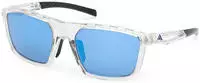 adidas Sport SP0111 Unisex-Sonnenbrille Vollrand Eckig Kunststoff-Gestell,