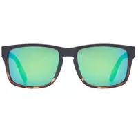 Uvex S5340012616, Uvex Poise Sunglasses Durchsichtig Mirror Green/CAT3 Black /...