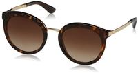 Dolce&Gabbana DG4268 Damen-Sonnenbrille Vollrand Rund Acetat-Gestell, braun