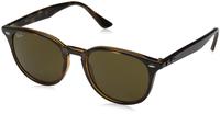 Ray-Ban RB4259 Unisex-Sonnenbrille Vollrand Panto Kunststoff-Gestell, braun