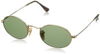 Ray-Ban RB3547N Unisex-Sonnenbrille Vollrand Oval Metall-Gestell, gold