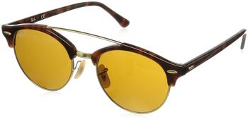 Ray-Ban Clubround Double Bridge RB4346 990/33 (havana/brown classic B-15)