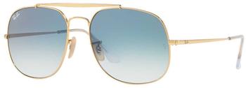 Ray-Ban General RB3561 001/3F (gold/light blue gradient)