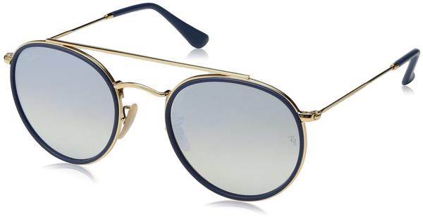 Ray-Ban Round Double Bridge RB3647N 001/9U (gold/silver gradient flash)