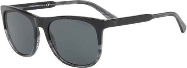 Emporio Armani EA4099 5566/87 (black-transparent striped grey/grey)