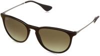 Ray-Ban RB 4171 ERIKA Damen-Sonnenbrille Vollrand Panto Kunststoff-Gestell, rot