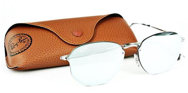 Ray-Ban Blaze Hexagonal RB3579N 003/30 (silver/green-silver mirror)