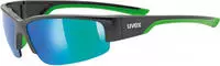 Uvex 5306172216, Uvex 215 Sunglasses Schwarz CAT2 Black / Silver