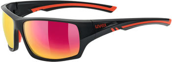 uvex Sportstyle 222 pola (black mat red)