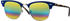 Ray-Ban Clubmaster Mineral Flash Lenses RB3016 1223C4 (blue/gold rainbow flash)