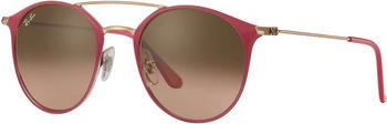 Ray-Ban RB3546 907271 (red-bronze copper/pink-brown gradient)