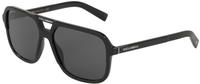 Lunettes De Soleil Dolce & Gabbana DG4354 501/87 D&eacute;grad&eacute; Gris Noir