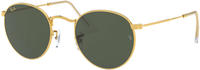 Ray-Ban RB 3447 ROUND METAL Herren-Sonnenbrille Vollrand Rund Metall-Gestell, gold