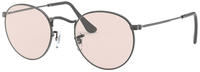 Ray-Ban RB 3447 ROUND METAL Herren-Sonnenbrille Vollrand Rund Metall-Gestell, grau