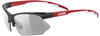 uvex Sportstyle 802 Variomatic Sportbrille (Farbe: 2301 black/red/white, variomatic