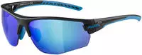 Alpina Sportbrille Alpina Tri-Scray 2.0 HR | sw/cyan matt,Glas bl/or versp, trans.