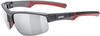 Uvex Sports 5320285316, Uvex Sports sportstyle 226 (Grey Red, Mat, Mirror Silver)