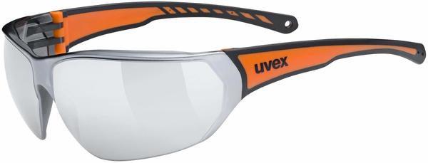 Uvex Sportstyle 204 black orange/mirror silver