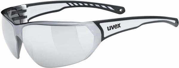 uvex Sportstyle 204 black white/mirror silver