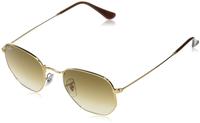 Ray-Ban RB3548 Unisex-Sonnenbrille Vollrand Quadratisch Metall-Gestell, gold