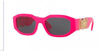 Versace VE4361 Herren-Sonnenbrille Vollrand Geometrisch Kunststoff-Gestell, pink