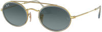 Ray-Ban Oval Double Bridge RB3847N 91233M (gold/blue gradient)