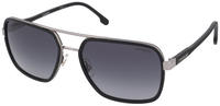Carrera 256/S Herren-Sonnenbrille Vollrand Eckig Edelstahl-Gestell, Grau