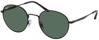 Ray-Ban RB 3681 Unisex-Sonnenbrille Vollrand Panto Metall-Gestell, Schwarz