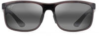 Maui Jim MJ0449S Huelo Unisex-Sonnenbrille Vollrand Quadratisch Kunststoff-Gestell,