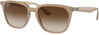 Ray-Ban RB 4362 Unisex-Sonnenbrille Vollrand Quadratisch Propionat-Gestell, gelb