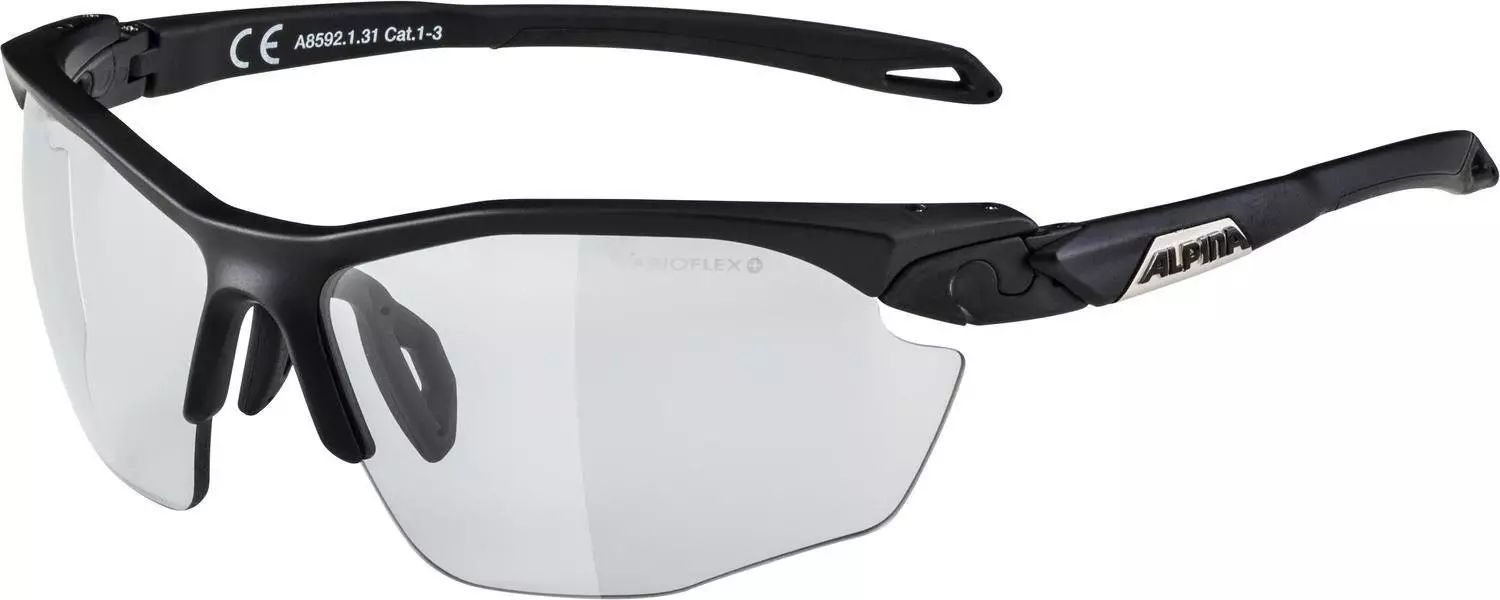 Lunettes De Cyclisme - Alpina - Twist Five QVM+ - Noir - 30g
