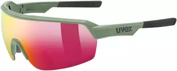 uvex Sportstyle 227 olive mat/mirror red