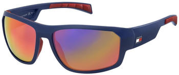 Tommy Hilfiger Sun Glasses TH 1722/S 0VK matt blue/red