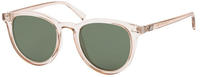 Le Specs FIRE STARTER Unisex-Sonnenbrille Vollrand Panto Kunststoff-Gestell, grau