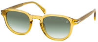 David Beckham DB 1007/S Herren-Sonnenbrille Vollrand Rund Acetat-Gestell, gelb