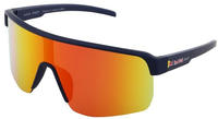 Red Bull SPECT Eyewear DAKOTA-004 Matt Metallic Blue Sonnenbrille brown with orange