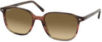 Ray-Ban RB2193 Unisex-Sonnenbrille Vollrand Quadratisch Acetat-Gestell, braun