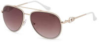 Guess Damen Sonnenbrille in Gold 1002f310-ea30-455f-aa1c-95b6422c9d34