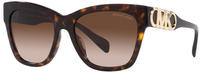 Michael Kors MK2182U Damen-Sonnenbrille Vollrand Butterfly Acetat-Gestell, gr&uuml;n