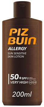 Piz Buin Allergy Bräunungsmilch für empfindliche Haut SPF 50 (200 ml)