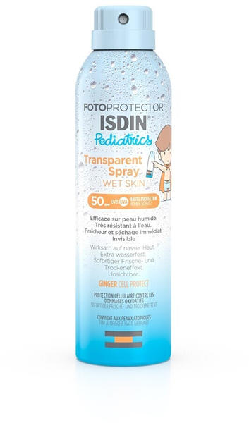 Isdin Pediatrics Wet Skin Transparent Spray SPF 50 (250 ml)