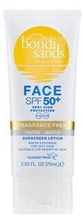 Bondi Sands SPF 50+ Matte Tinted Face Lotion Fragrance Free (75ml)
