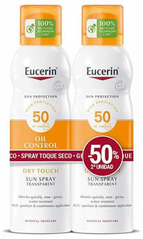 Eucerin Sensitive Protect Dry Touch Sun Spray SPF 50 (2x200ml)