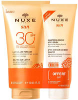Nuxe Sun Set Sonnenmilch LSF 30 + Gratis Duschshampoo 1 St