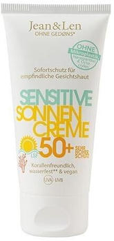 Jean & Len Sonnencreme Gesicht sensitiv LSF 50 (50 ml)