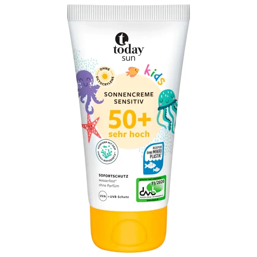 Today sun Kids Sonnencreme sensitiv 50+