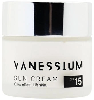 Vanessium Glow-Effect Sunscreen Cream SPF 15 (50 ml)