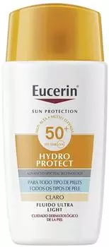 Eucerin Sun Face Hydro Protect Tinted Ultra-Light Fluid FPS50+ (50 ml) light
