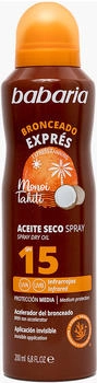 Babaria Dry Oil Spray SPF 15 (200 ml)